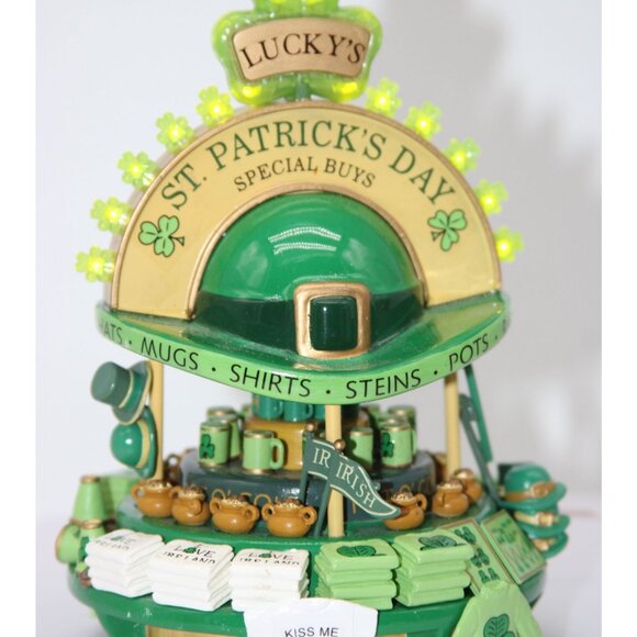 Dept 56 Snow Village - Lucky's Irish Souvenirs - Picture 3 of 7